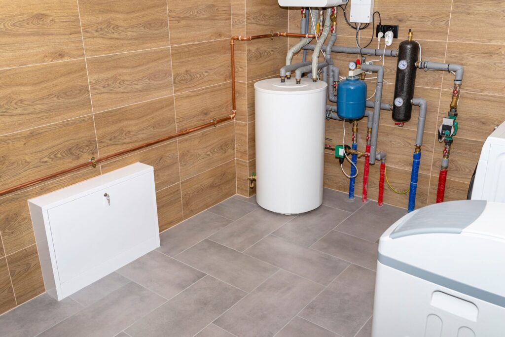 Residential water heater and plumbing system installed in Palm Harbor